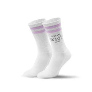 Tennissocken - Mom Life - personalisiert mit Namen