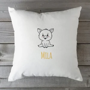Personalisiertes Kissen mit Motiv - Tiere