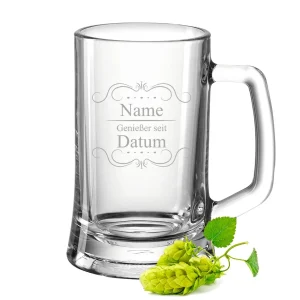 Montana Bierkrug mit Gravur "Biergenießer"