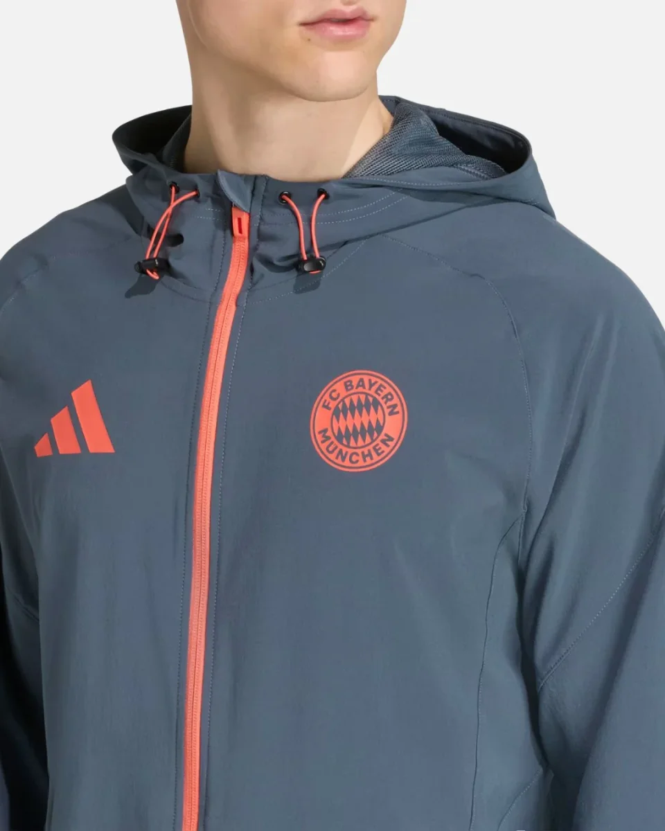 Veste de survêtement FC Bayern Munich 2025/2026 - Gris – Image 8