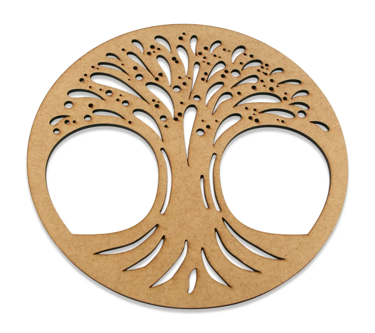 Lebensbaum aus Holz 30cm Wanddeko – Image 2