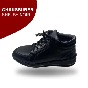 Chaussure SHELBY Noir – Confort extensible